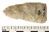     001-028.1a.JPG - Projectile point, from site 12MO302
        
