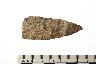     002-044.1a.JPG - Projectile point, from site 12MO193
        
