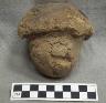     amnh29-7529.jpg - Ceramic: Unfired clay jar stopper from Room 48 Aztec West Ruin, AMNH 29.0/7529
        
