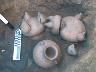     fig-44-kot-j-grave-cache.jpg - The Archaeology of Highland Chiriquí Panama: Holmberg FIG 44 - 2000-2005 excavation photo/Cache of KOT-F grave goods
        
