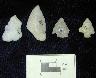 Projectile Points, Site 18HA100, Aberdeen Proving Ground