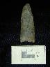     18HA001-brewerton-eared-notched.jpg - Projectile Point from Site 18HA264, Aberdeen Proving Ground, Maryland, US (Photograph 1 of 2)
        May 15, 2003
