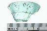     001-0028.1a.JPG - Rim, Aqua, container unidentified, lip, laid on ring with cross hatches below, from site 12WB116
        
