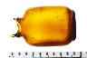     001-0065.1a.JPG - Bottle, Amber, container, unidentified oval, embossed, base, body, and shoulder, from site 12WB116
        
