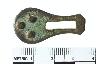     001-0089.1a.JPG - Clasp, Brass, from site 12WB116
        
