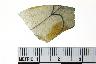     001-0185.1a.JPG - Historic body sherd, decorated, Porcelain, hand painted, polychrome, thin line floral motif, from site 12WB116
        
