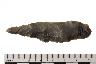     002-100.1a.JPG - Projectile point, Spike, from site 12HR3
        

