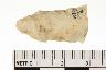     001-063.1a.JPG - Projectile point, from site 12MO346
        
