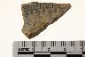     002-033.1a.JPG - Historic body sherd, decorated, from site 12CR1
        
