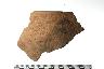     066-072.1a.JPG - Prehistoric rim sherd, undecorated, 1 with handle, from site 9CY62
        
