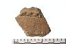     001-004.1a.JPG - Prehistoric rim sherd, decorated, from site 1RU28
        
