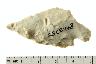     001-086.1a.JPG - Projectile point, from site 23CE448
        
