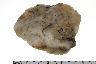     001-025.1a.JPG - Biface, Original bag marked "specimen IX",  artifact marked "157", from site 9LC24
        
