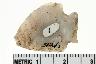     002-189.1a.JPG - Projectile point, corner notched point, type I, from site 46BX6
        
